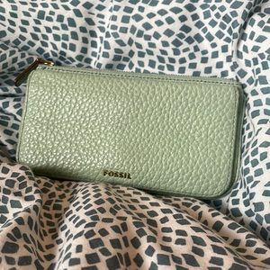 Fossil Mint Green Wallet